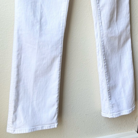 Madewell Cali Demi-Boot Jeans in Pure White Size 26T - Picture 7 of 16